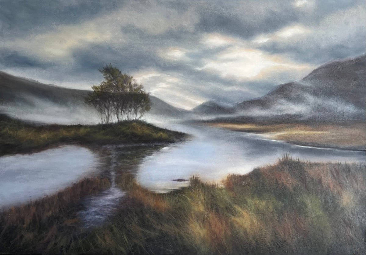 Haven, original oil painting on canvas