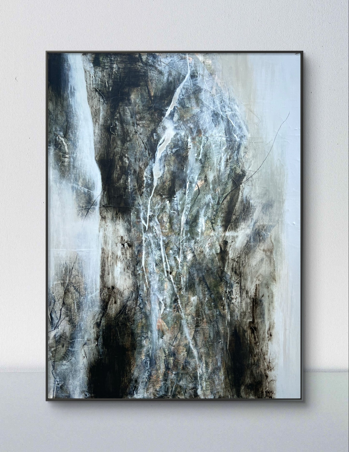 Roots of time, original abstract painting