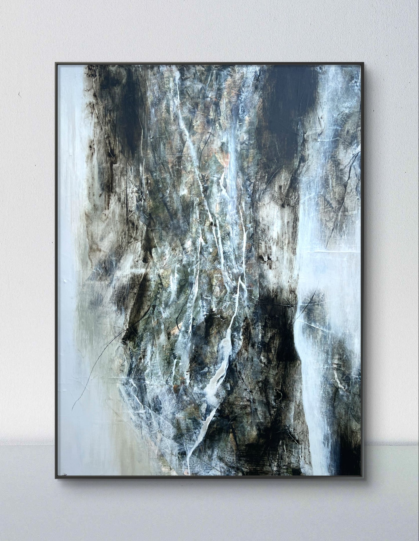 Roots of time, original abstract painting