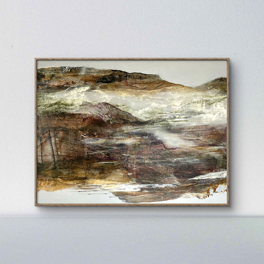 Elements in harmony, original abstract landscape painting