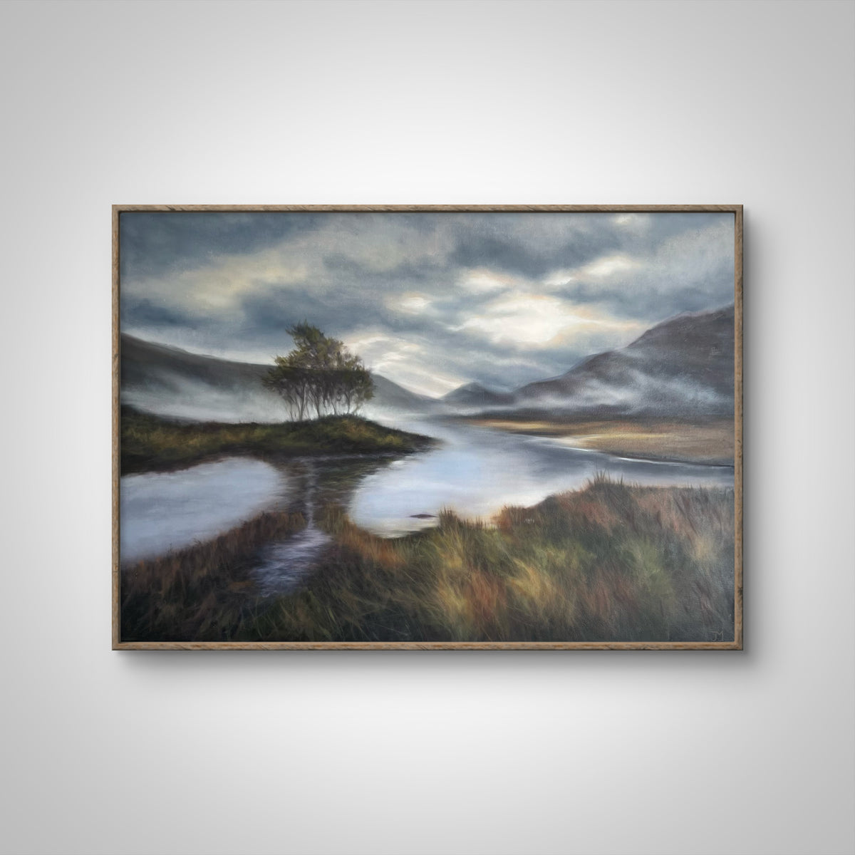 Haven, original oil painting on canvas