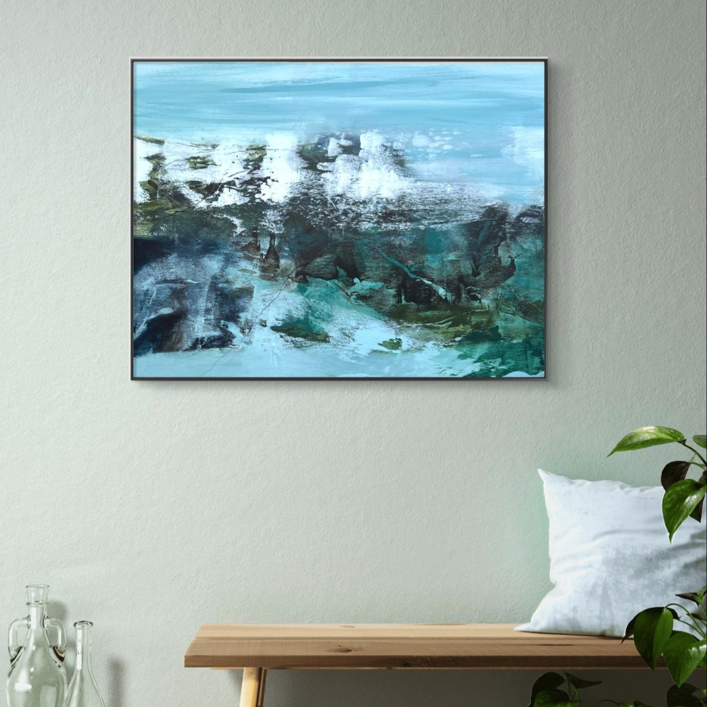 Whispers of the shore, original abstract painting