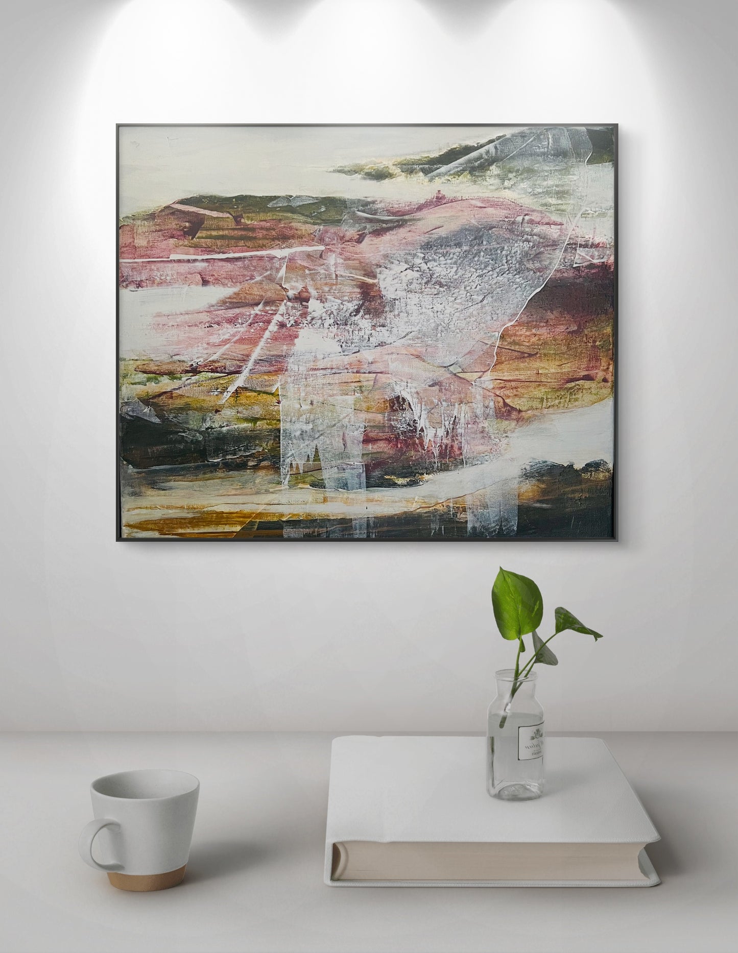 Nature´s reverie, original abstract landscape painting